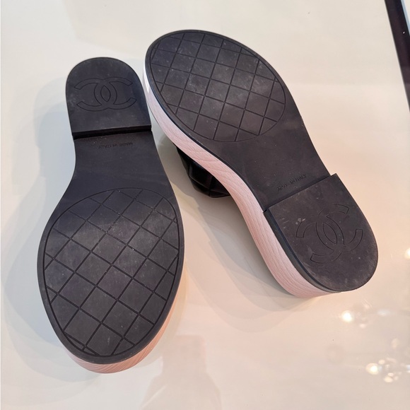 NEW Black Chanel Mules size 39 with box, never worn - Picture 12 of 13